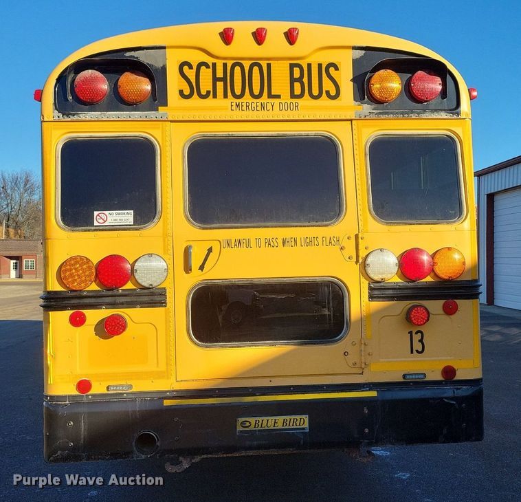 image for item LC9813 2007 Blue Bird school bus