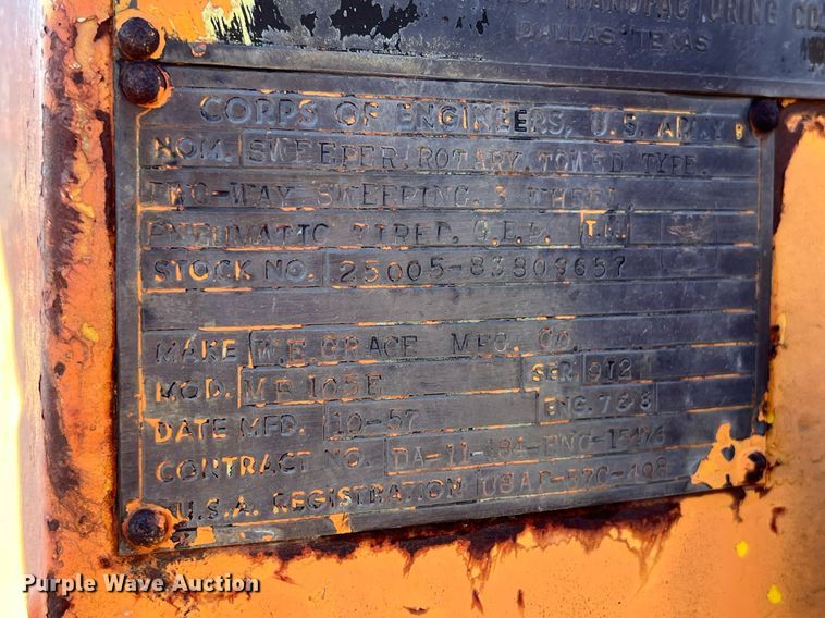 image for item LD9936 W.E. Grace MB 105 E broom