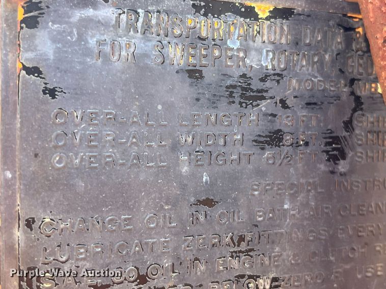 image for item LD9936 W.E. Grace MB 105 E broom