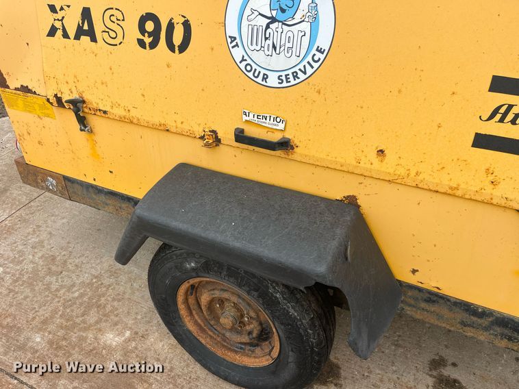 image for item LD9938 1993 Atlas Copco XAS90JD air compressor