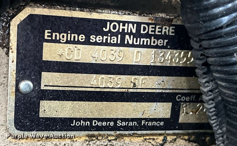 image for item LD9938 1993 Atlas Copco XAS90JD air compressor