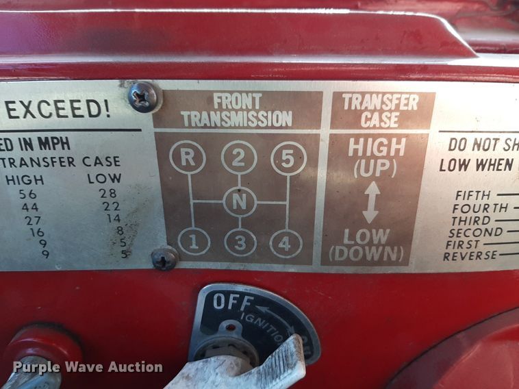 image for item LY9035 1956 Kaiser brush fire truck