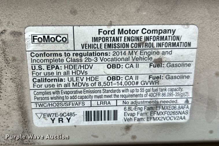 image for item MH9933 2014 Ford E350  shuttle bus