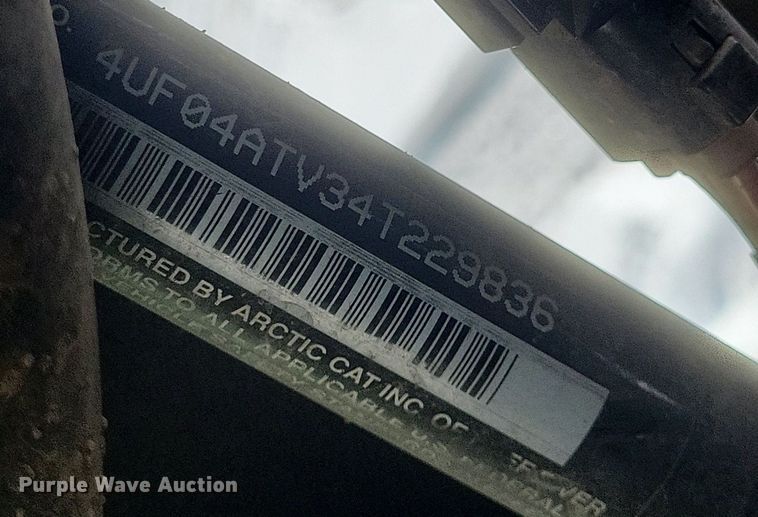 image for item MI9884 2004 Artic Cat 500 ATV