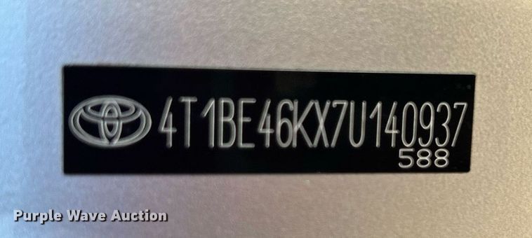 image for item NB9303 2007 Toyota  Camry 