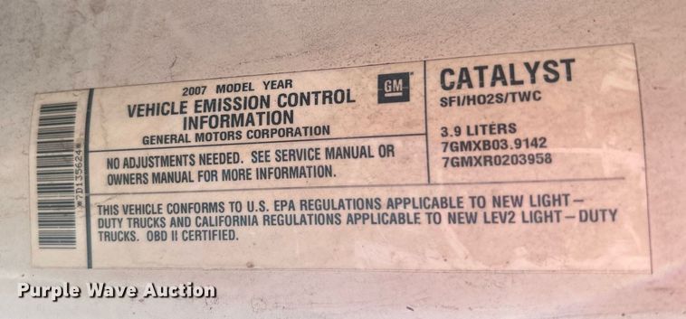 image for item NB9306 2007 Chevrolet Uplander handicap accessible van