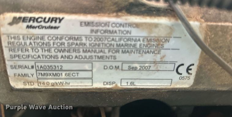 image for item NB9313 2006 Maxum  1800MX boat