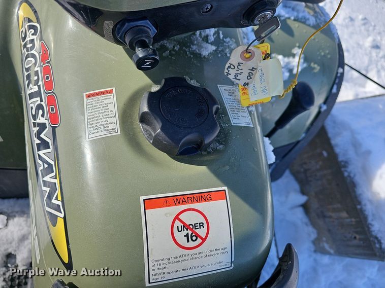 image for item NE9390 2002 Polaris Sportsman 400 ATV