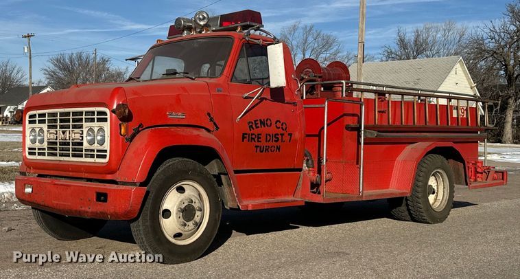 image for item NI9725 1969 GMC 5500 fire truck