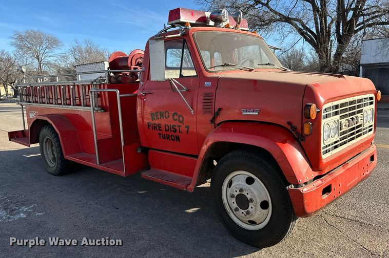 image for item NI9725 1969 GMC 5500 fire truck