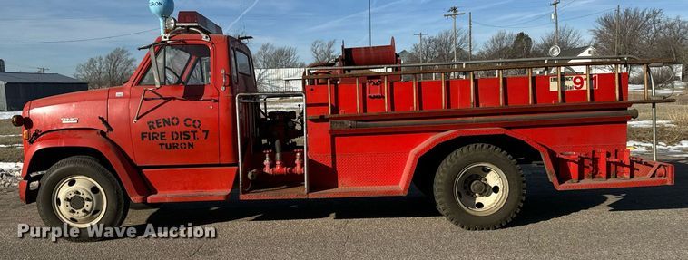 image for item NI9725 1969 GMC 5500 fire truck