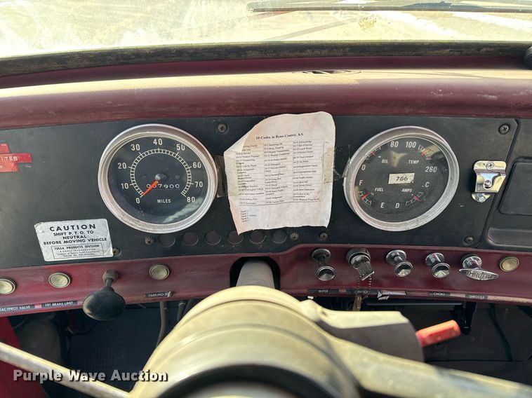 image for item NI9725 1969 GMC 5500 fire truck