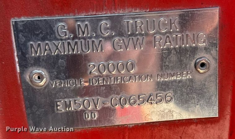 image for item NI9725 1969 GMC 5500 fire truck