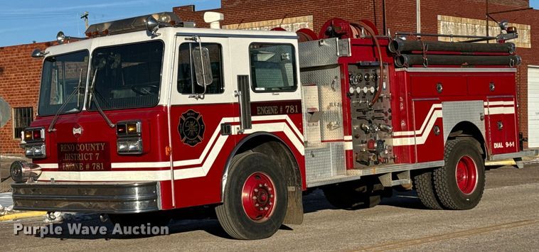 image for item NI9726 1989 Maxim pumper fire truck