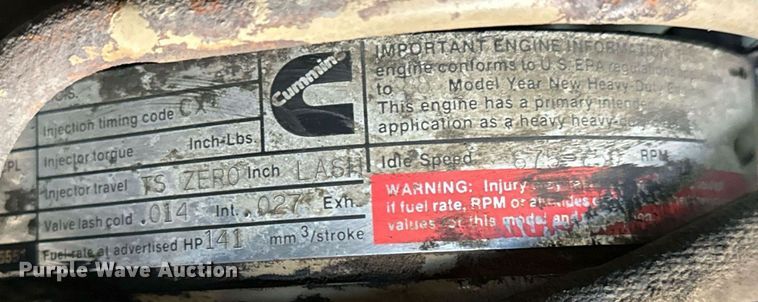 image for item NI9726 1989 Maxim pumper fire truck