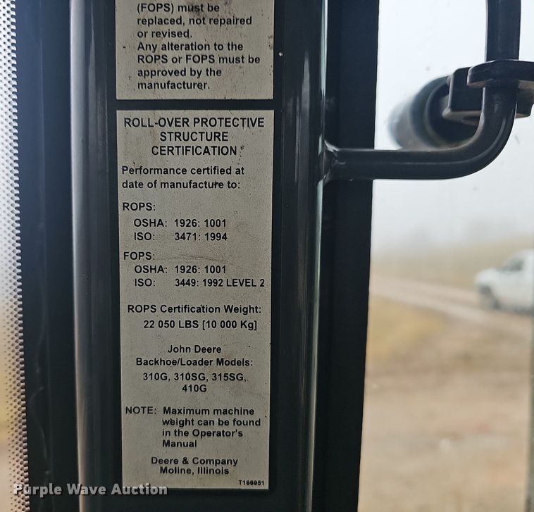 image for item NP9349 2004 John Deere 310SG backhoe