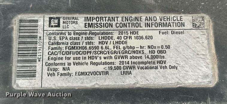 image for item NS9177 2014 Chevrolet  4500 ambulance