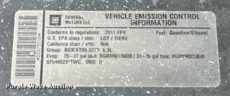 image for item NS9190 2011 GMC Sierra 1500 pickup truck