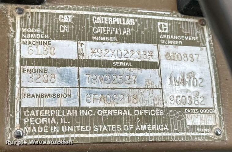 image for item NS9202 1991 Caterpillar  613C elevating scraper