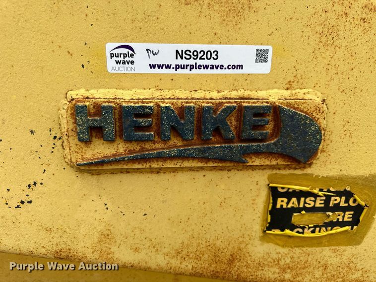 image for item NS9203 Henke 12' W snow plow