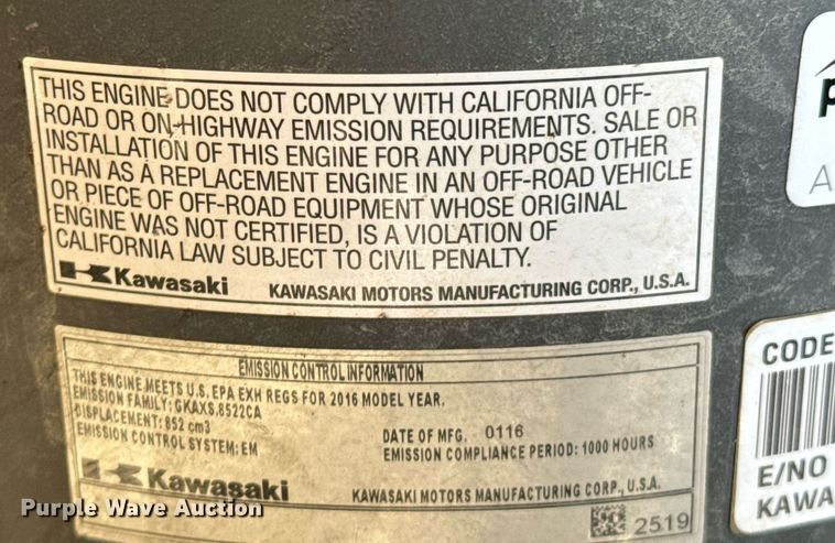 image for item OD9946 Kawasaki engine