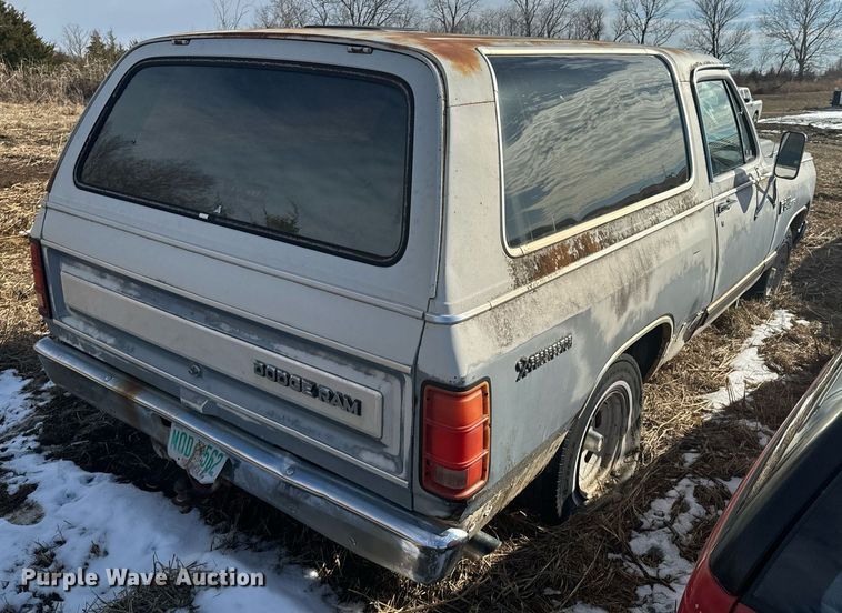 image for item OD9954 1984 Dodge Ram Charger SUV