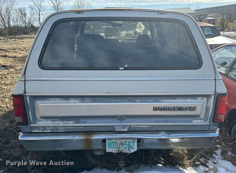 image for item OD9954 1984 Dodge Ram Charger SUV