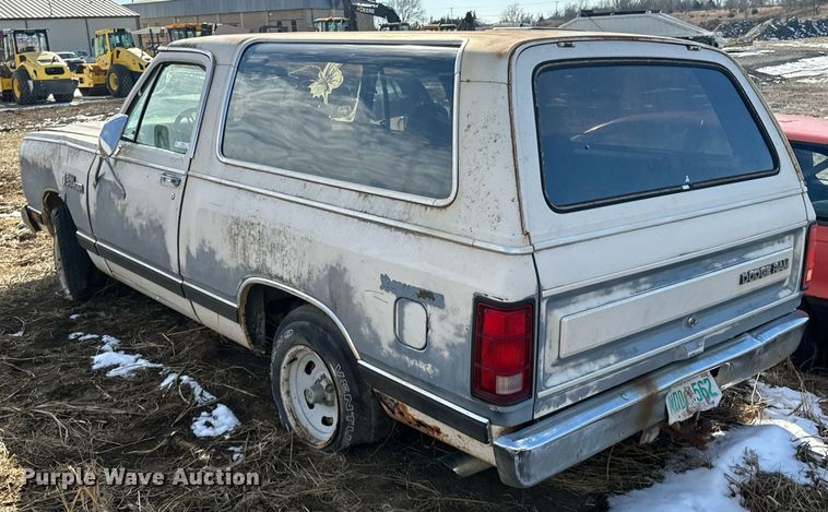 image for item OD9954 1984 Dodge Ram Charger SUV