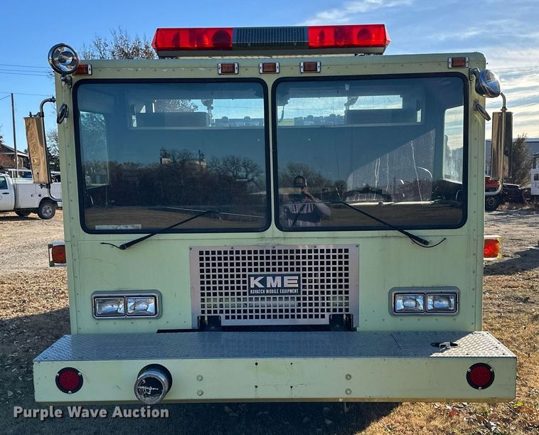 image for item OK9171 1991 Kovatch Corp P22 fire truck