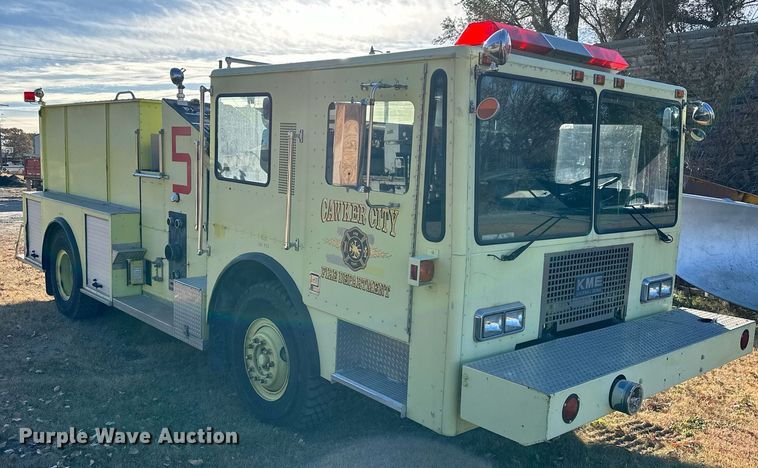image for item OK9171 1991 Kovatch Corp P22 fire truck