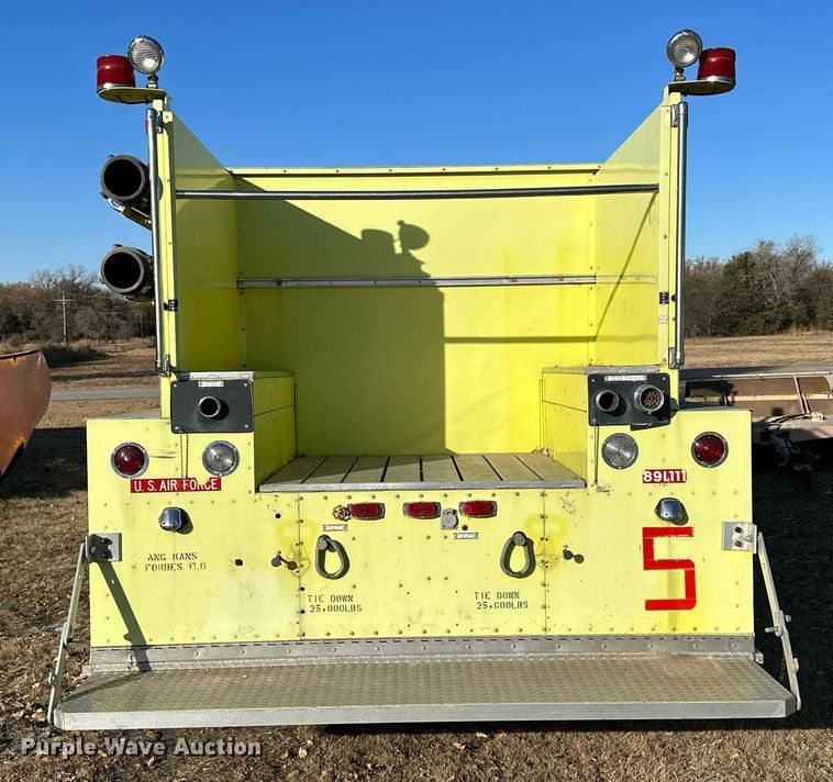 image for item OK9171 1991 Kovatch Corp P22 fire truck