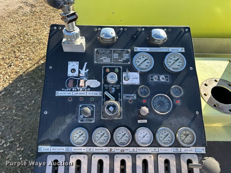 image for item OK9171 1991 Kovatch Corp P22 fire truck