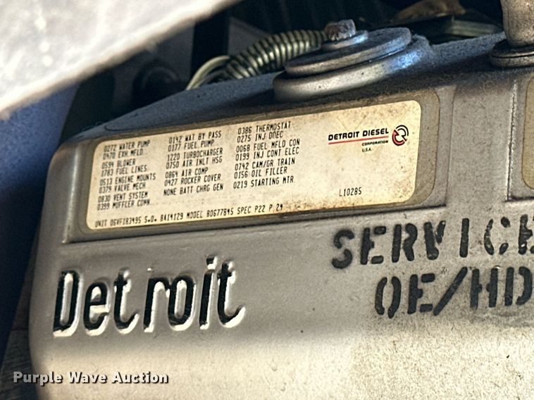 image for item OK9171 1991 Kovatch Corp P22 fire truck