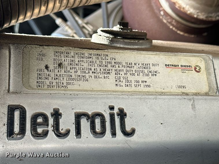 image for item OK9171 1991 Kovatch Corp P22 fire truck