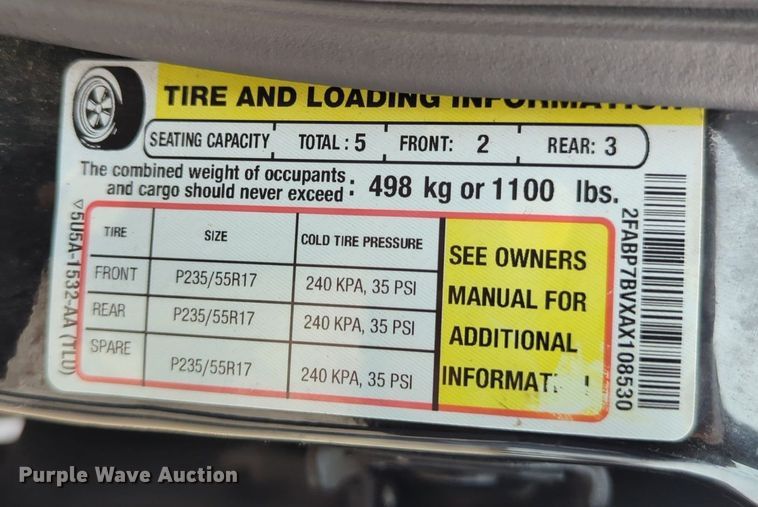 image for item OL9228 2010 Ford  Crown Victoria Police Interceptor 