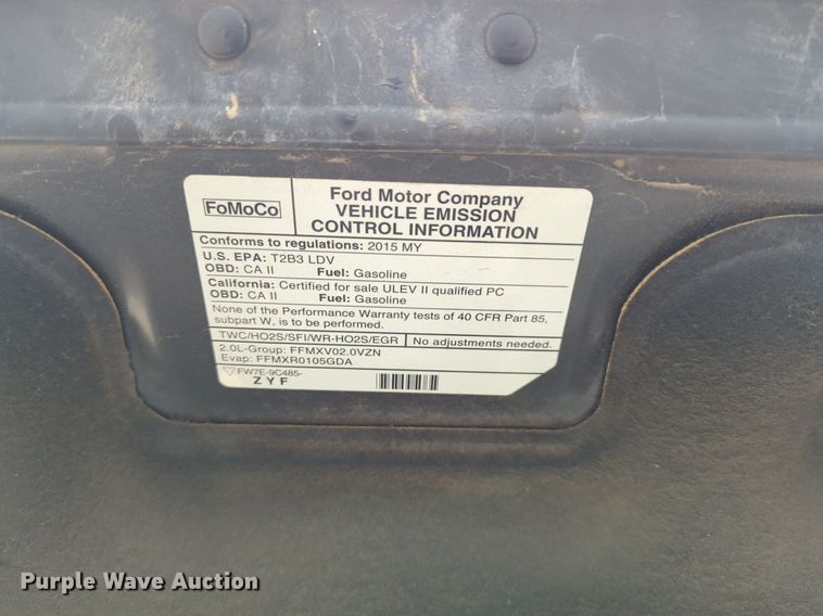 image for item OL9231 2015 Ford Fusion Hybrid 