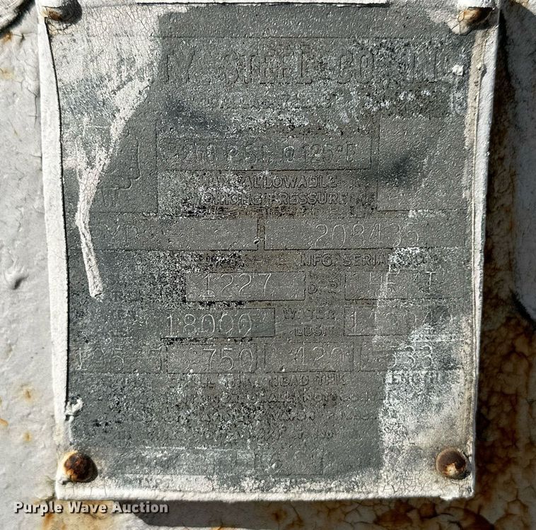 image for item EK9919 NH3 tank