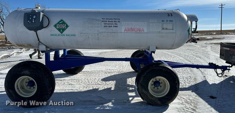 image for item EK9923 Behnke NH3 tank trailer