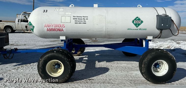 image for item EK9923 Behnke NH3 tank trailer