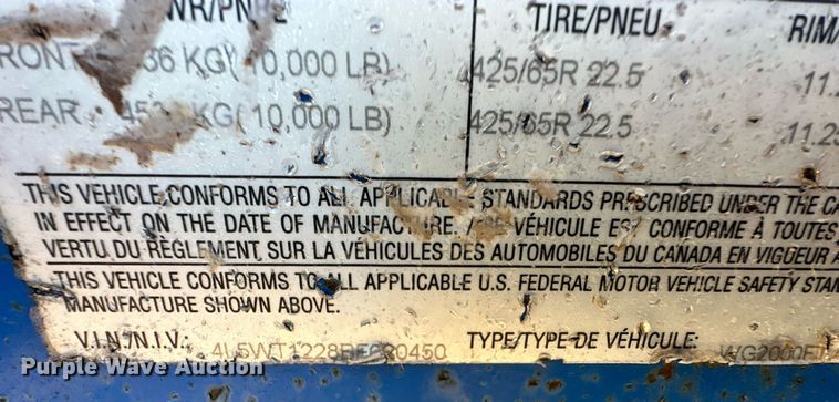 image for item EK9923 Behnke NH3 tank trailer