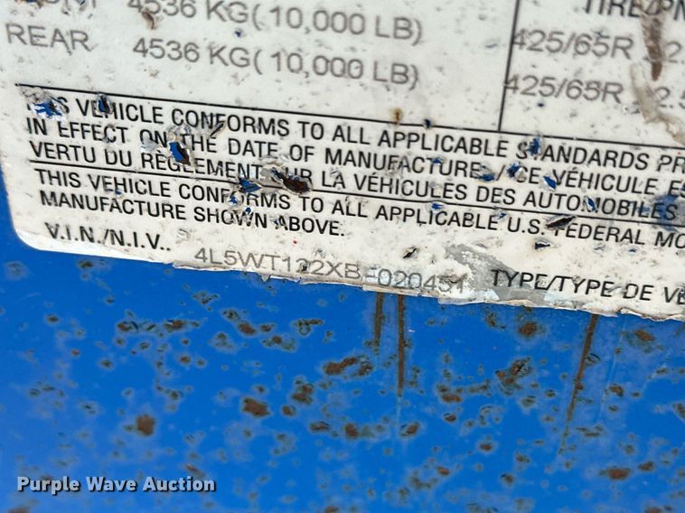 image for item EK9926 Behnke NH3 tank trailer