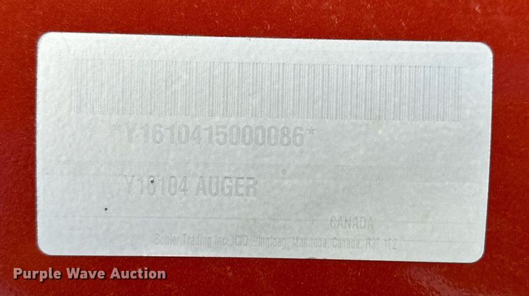 image for item EK9927 Farm King 16104 auger