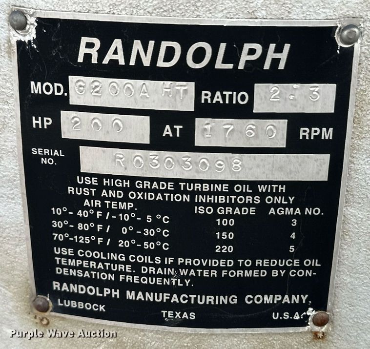image for item EK9943 Randolph irrigation pump well head