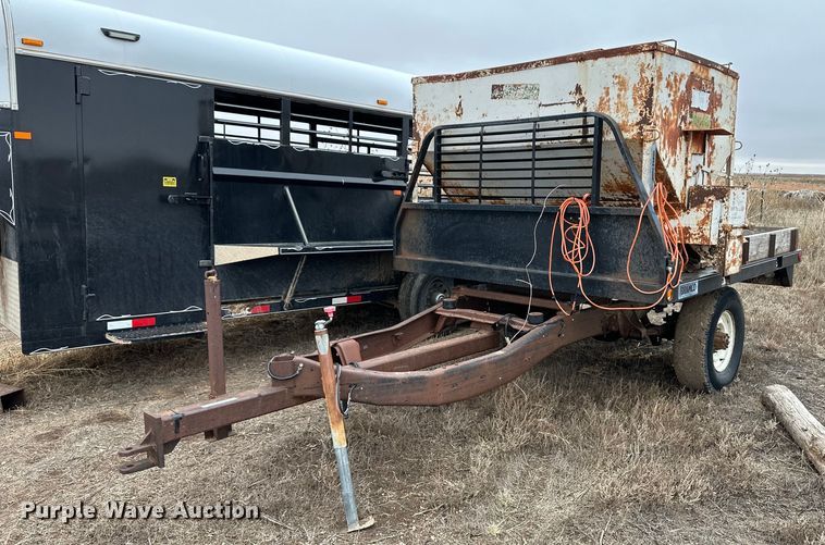 image for item EK9947 Shop built cake feeder trailer