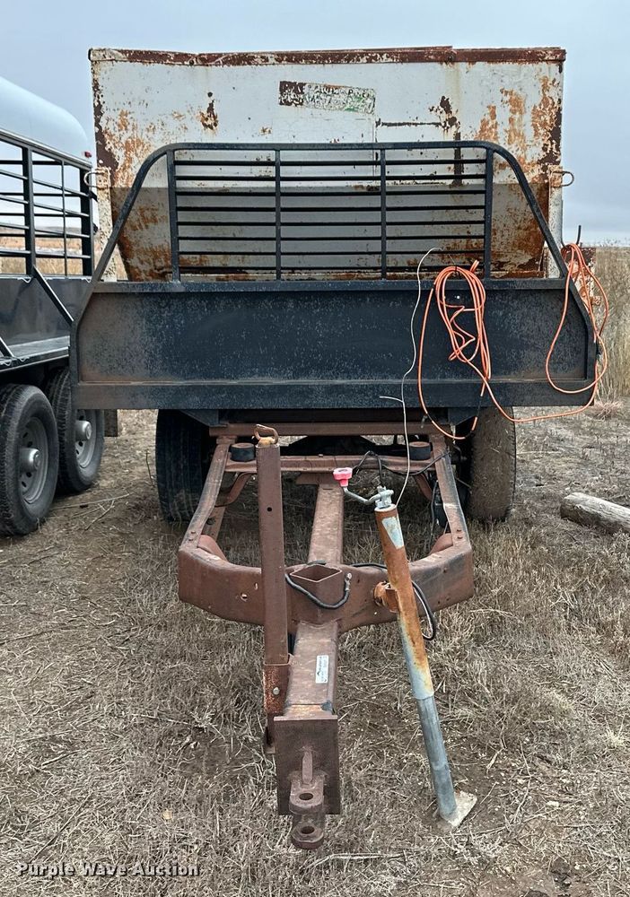 image for item EK9947 Shop built cake feeder trailer