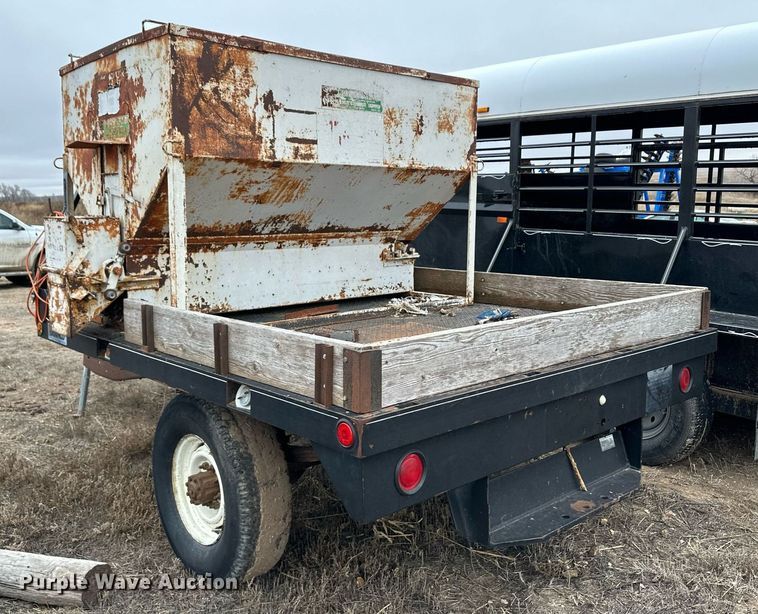 image for item EK9947 Shop built cake feeder trailer