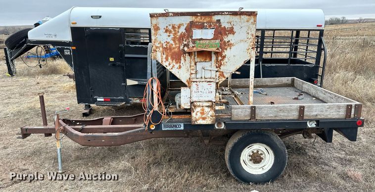 image for item EK9947 Shop built cake feeder trailer