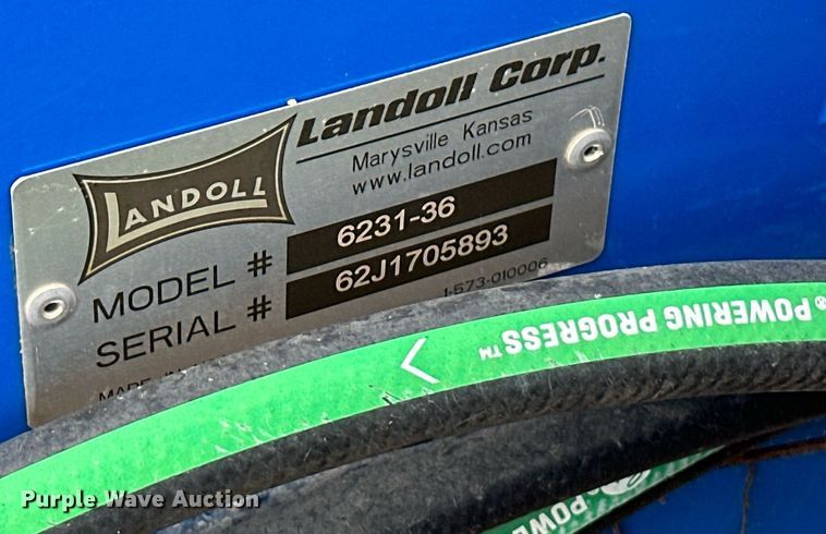 image for item EK9949 2017 Landoll 6231-36 disk