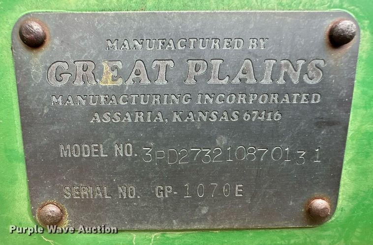 image for item EK9950 Great Plains Solid Stand 27 grain drill