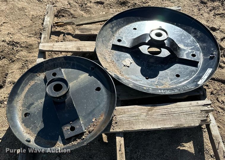 (2) rotary mower blade pans in Kinsley, KS Item EK9971 for sale